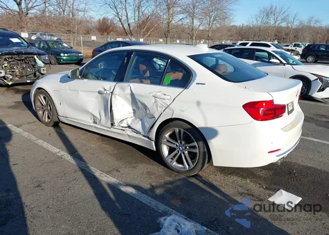 2017 BMW 330E Iperformance из США, поврежденный, VIN WBA8E1C59HK480358